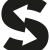 S letter – dark gray S letter - dark gray